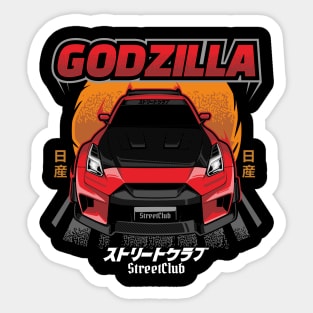 jdm car nissan skyline tshirt Sticker